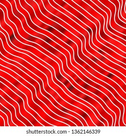 Dark Red vector layout with wry lines. Abstract illustration with gradient bows. Pattern for websites, landing pages.