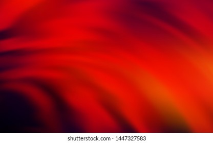 Dark Red vector layout with wry lines. Colorful geometric sample with gradient lines.  Elegant pattern for a brand book.