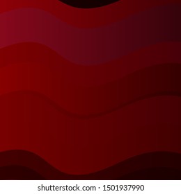 Dark Red vector layout with wry lines. Colorful illustration, which consists of curves. Smart design for your promotions.