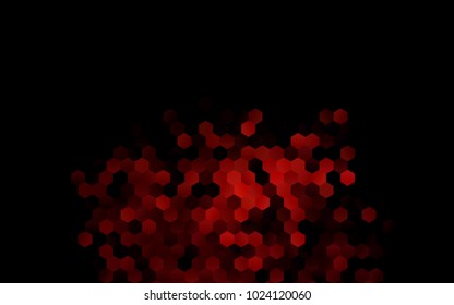 Dark Red vector low poly background. A sample with a polygonal design. Low poly illustration, low polygonal background.