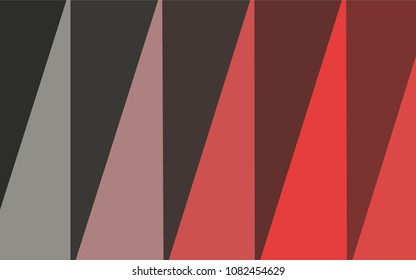 Dark Red vector low poly layout. Glitter abstract illustration with an elegant design. Triangular pattern for your business design.