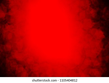 Dark Red vector low poly background. hexagonal geometric sample with gradient.  A new texture for your design.