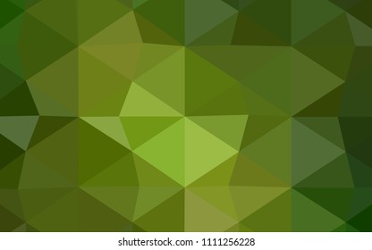 Dark Red vector low poly layout. Colorful illustration in abstract style with gradient. The best triangular design for your business.