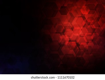 Dark Red vector low poly background. Glitter abstract illustration with an elegant design. Brand new style for your business design.