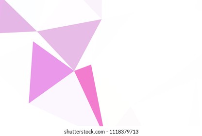 Dark Red vector low poly texture. Modern abstract illustration with triangles. Best triangular design for your business.
