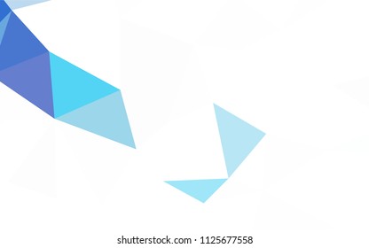 Dark Red vector low poly cover. Geometric illustration in Origami style with gradient.  Completely new template for your banner.