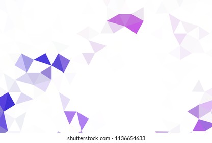 Dark Red vector low poly texture. Modern abstract illustration with triangles. Completely new template for your banner.