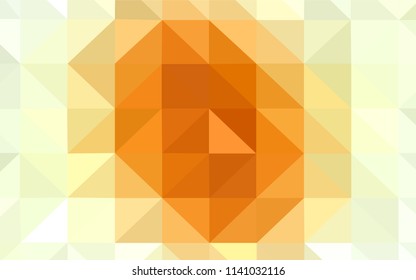 Dark Red vector low poly layout. Triangular geometric sample with gradient.  Triangular pattern for your design.