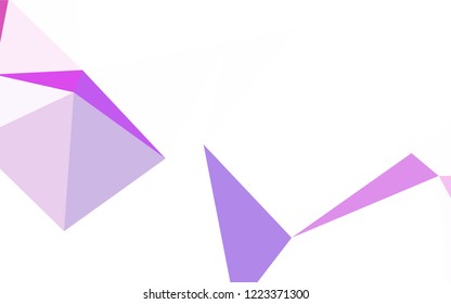 Dark Red vector low poly layout. Shining polygonal illustration, which consist of triangles. Brand new style for your business design.