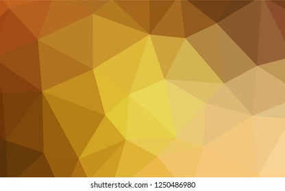 Dark Red vector low poly layout. Glitter abstract illustration with an elegant triangles. A completely new design for your leaflet.