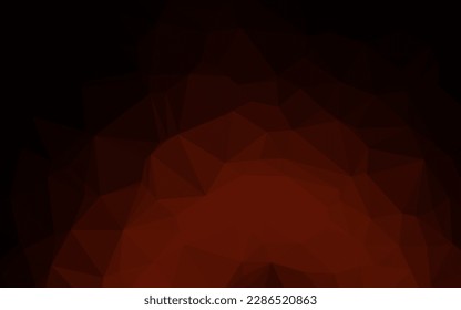 Dark Red vector low poly texture. A vague abstract illustration with gradient. Brand new style for your business design.