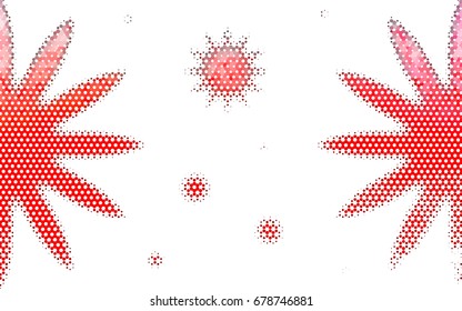 Dark Red vector low poly background. A sample with a polygonal design. Low poly illustration, low polygonal background.