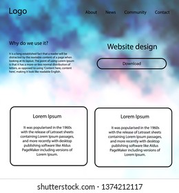 Dark Red vector Material Design Kit with stars. Beautiful ui ux kit with colorful sky in its header. This template you can use for websites.