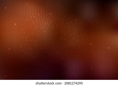 Vector rojo oscuro Ilustración abstracta moderna con gotas de agua coloridas. Diseño decorativo borroso en estilo abstracto con burbujas. Plantilla moderna para la página de inicio.