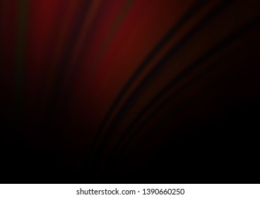 Dark Red vector modern bokeh pattern. Modern geometrical abstract illustration with gradient. Brand new style for your business design.