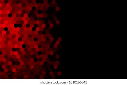 Dark Red vector modern geometrical abstract background. Texture, brand-new background. Geometric background in Origami style with gradient. 