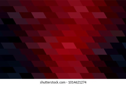 Dark Red vector modern geometrical background. Abstract template. Geometric pattern in square style with gradient.