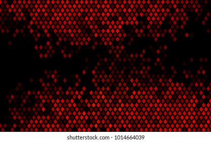 Dark Red vector modern geometrical background. Abstract template. Geometric pattern in square style with gradient.