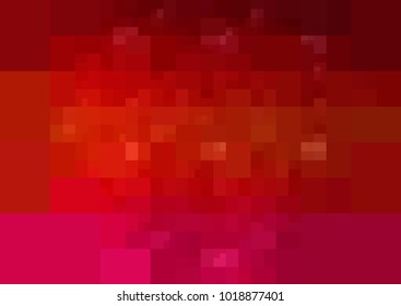 Dark Red vector modern geometrical abstract background. Texture template. Geometric pattern in Origami style with gradient. 
