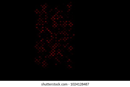 Dark Red vector modern geometrical background. Abstract template. Geometric pattern in square style with gradient.