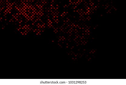 Dark Red vector modern geometrical background. Abstract template. Geometric pattern in square style with gradient.