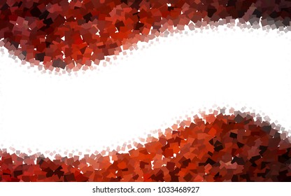 Dark Red vector modern geometrical background. Abstract template. Geometric pattern in square style with gradient.