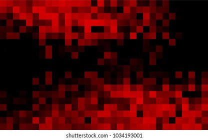 Dark Red vector modern geometrical background. Abstract template. Geometric pattern in square style with gradient.