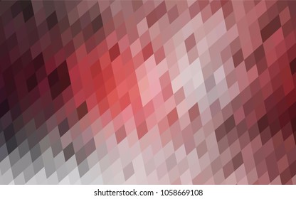 Dark Red vector modern geometrical background. Abstract template. Geometric pattern in square style with gradient.