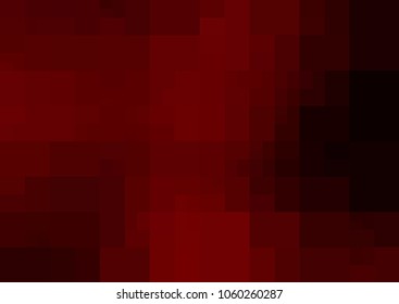 Dark Red vector modern geometrical abstract background. Texture template. Geometric pattern in Origami style with gradient. 