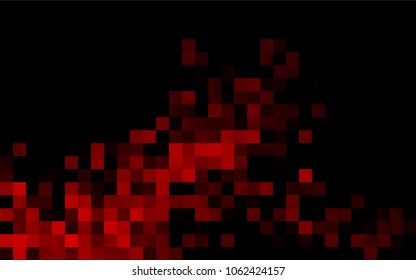 Dark Red vector modern geometrical background. Abstract template. Geometric pattern in square style with gradient.