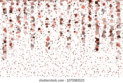 Dark Red vector modern geometrical background. Abstract template. Geometric pattern in square style with gradient.
