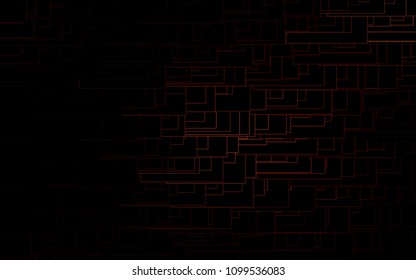 Dark Red vector modern geometrical background. Abstract template. Geometric pattern in square style with gradient.