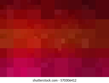 Dark Red vector modern geometrical abstract background. Texture, seamless template. Geometric pattern in Origami style with gradient. 