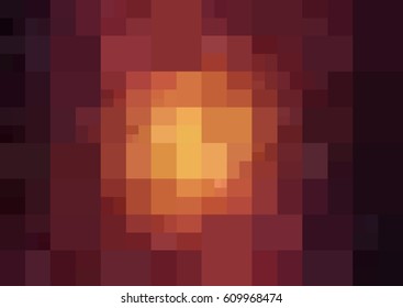 Dark Red vector modern geometrical abstract background. Texture template. Geometric pattern in Origami style with gradient. 