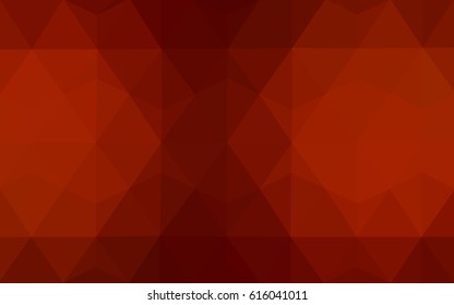 Dark Red vector modern geometrical abstract background. Texture, new background. Geometric background in Origami style with gradient. 