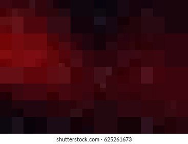 Dark Red vector modern geometrical abstract background. Texture template. Geometric pattern in Origami style with gradient. 