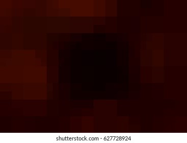 Dark Red vector modern geometrical abstract background. Texture template. Geometric pattern in Origami style with gradient. 