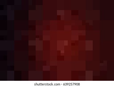 Dark Red vector modern geometrical abstract background. Texture template. Geometric pattern in Origami style with gradient. 