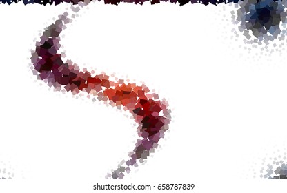 Dark Red vector modern geometrical background. Abstract template. Geometric pattern in square style with gradient.