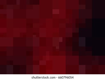 Dark Red vector modern geometrical abstract background. Texture template. Geometric pattern in Origami style with gradient. 