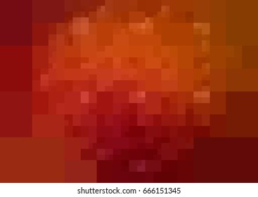 Dark Red vector modern geometrical abstract background. Texture template. Geometric pattern in Origami style with gradient. 