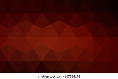 Dark Red vector modern geometrical abstract background. Texture, new background. Geometric background in Origami style with gradient. 