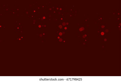 Dark Red vector modern geometrical circle abstract background. Dotted texture template. Geometric pattern in halftone style with gradient. 