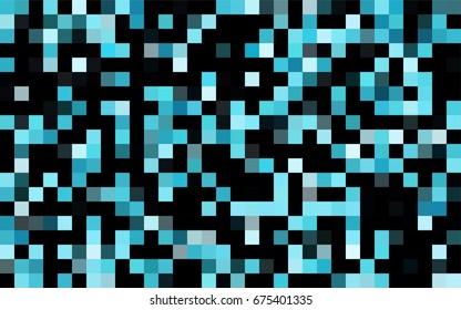 Dark Red vector modern geometrical background. Abstract template. Geometric pattern in square style with gradient.