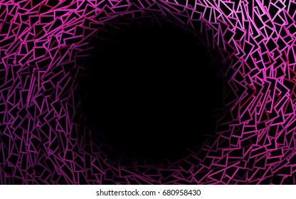 Dark Red vector modern geometrical background. Abstract template. Geometric pattern in square style with gradient.