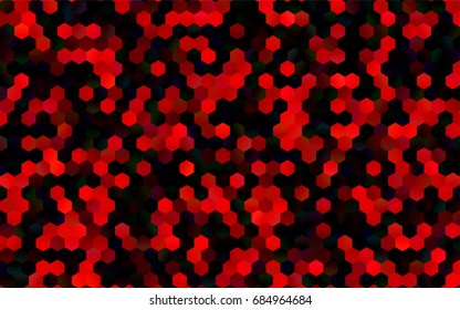 Dark red vector modern geometrical abstract background. Texture, brand-new background. Geometric background in Origami style with gradient. 