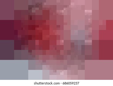 Dark Red vector modern geometrical abstract background. Texture template. Geometric pattern in Origami style with gradient. 