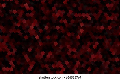 Dark Red vector modern geometrical abstract background. Texture, brand-new background. Geometric background in Origami style with gradient. 