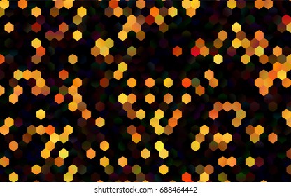 Dark Red vector modern geometrical abstract background. Texture, brand-new background. Geometric background in Origami style with gradient. 