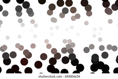 Dark Red vector modern geometrical circle abstract background. Dotted texture template. Geometric pattern in halftone style with gradient. 